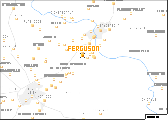 map of Ferguson