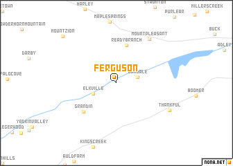 map of Ferguson