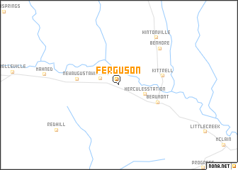 map of Ferguson