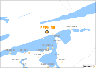 map of Fèrhiba