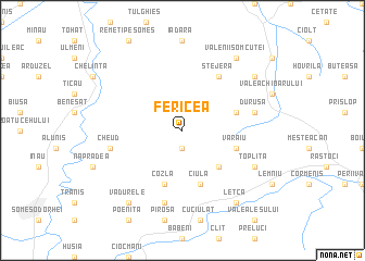 map of Fericea