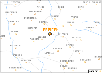 map of Fericek