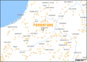 map of Ferikatuas