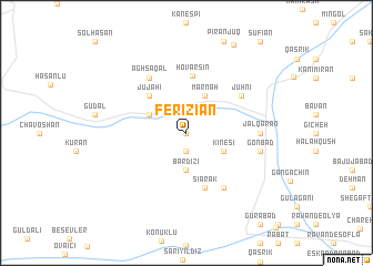 map of Ferīzīān