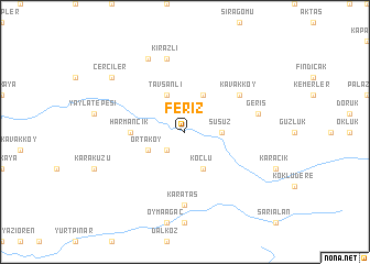 map of Feriz