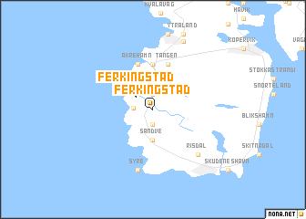 map of Ferkingstad