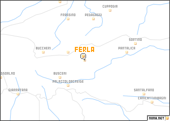 map of Ferla
