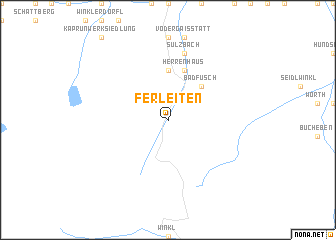 map of Ferleiten