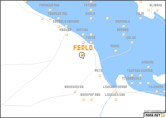 map of Ferlo