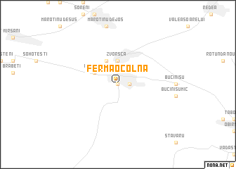 map of Ferma Ocolna