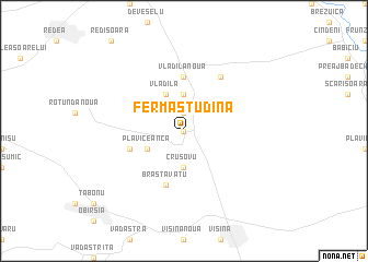 map of Ferma Studina