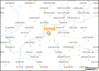 map of Ferma