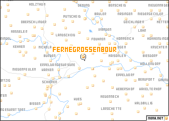 map of Ferme Grossenbour