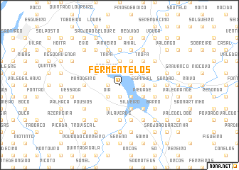 map of Fermentelos