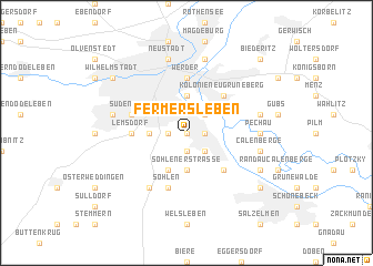 map of Fermersleben