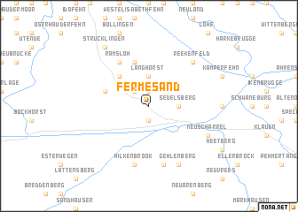 map of Fermesand