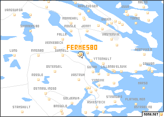 map of Fermesbo
