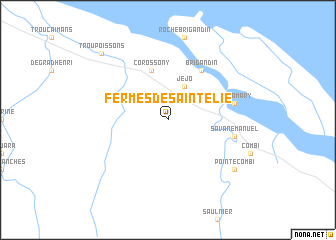 map of Fermes de Saint-Élie