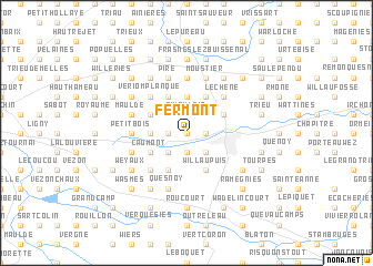map of Fermont