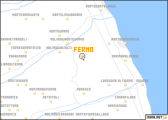 map of Fermo