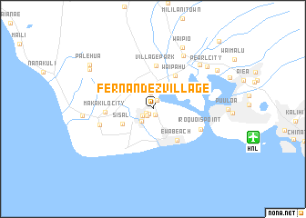 map of Fernandez Village