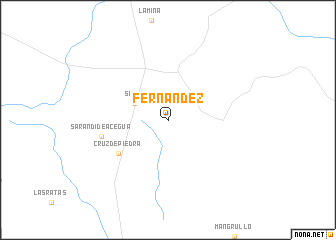 map of Fernández