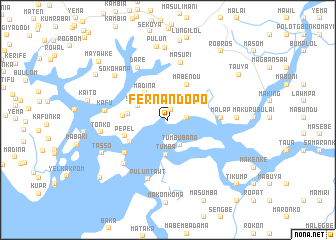 map of Fernando Po