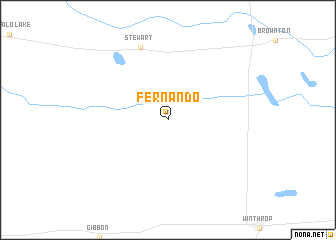 map of Fernando