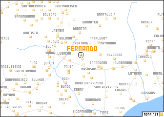 map of Fernando