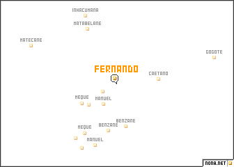 map of Fernando