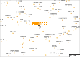 map of Fernando