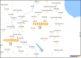 map of Fernando