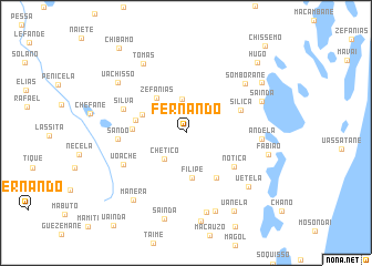map of Fernando