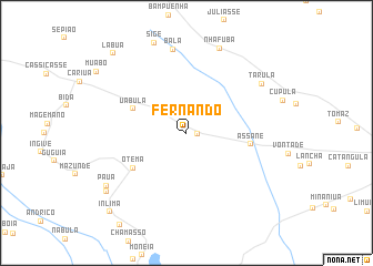 map of Fernando