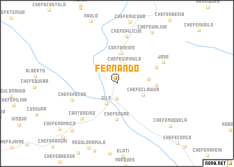 map of Fernando