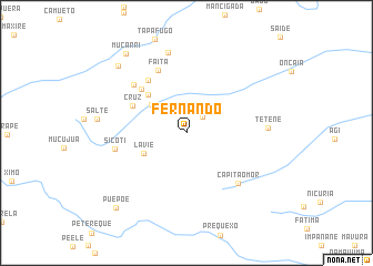 map of Fernando