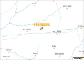 map of Fernbank