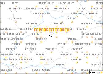 map of Fernbreitenbach