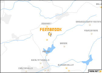 map of Fernbrook