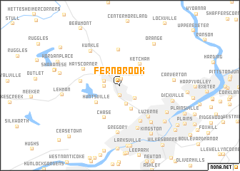 map of Fern Brook