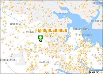 map of Ferndale Manor