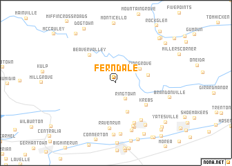 map of Ferndale