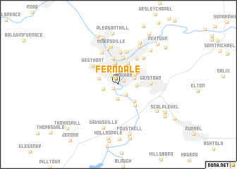 map of Ferndale