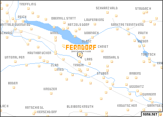map of Ferndorf