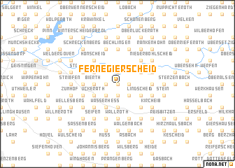 map of Fernegierscheid