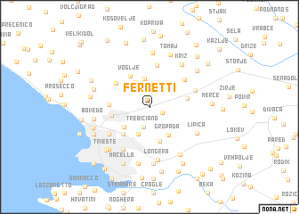 map of Fernetti