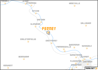 map of Ferney