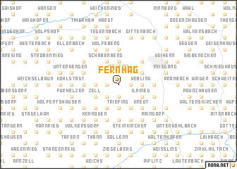 map of Fernhag