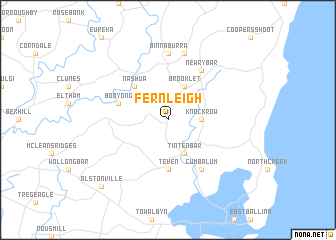 map of Fernleigh
