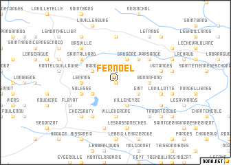 map of Fernoël